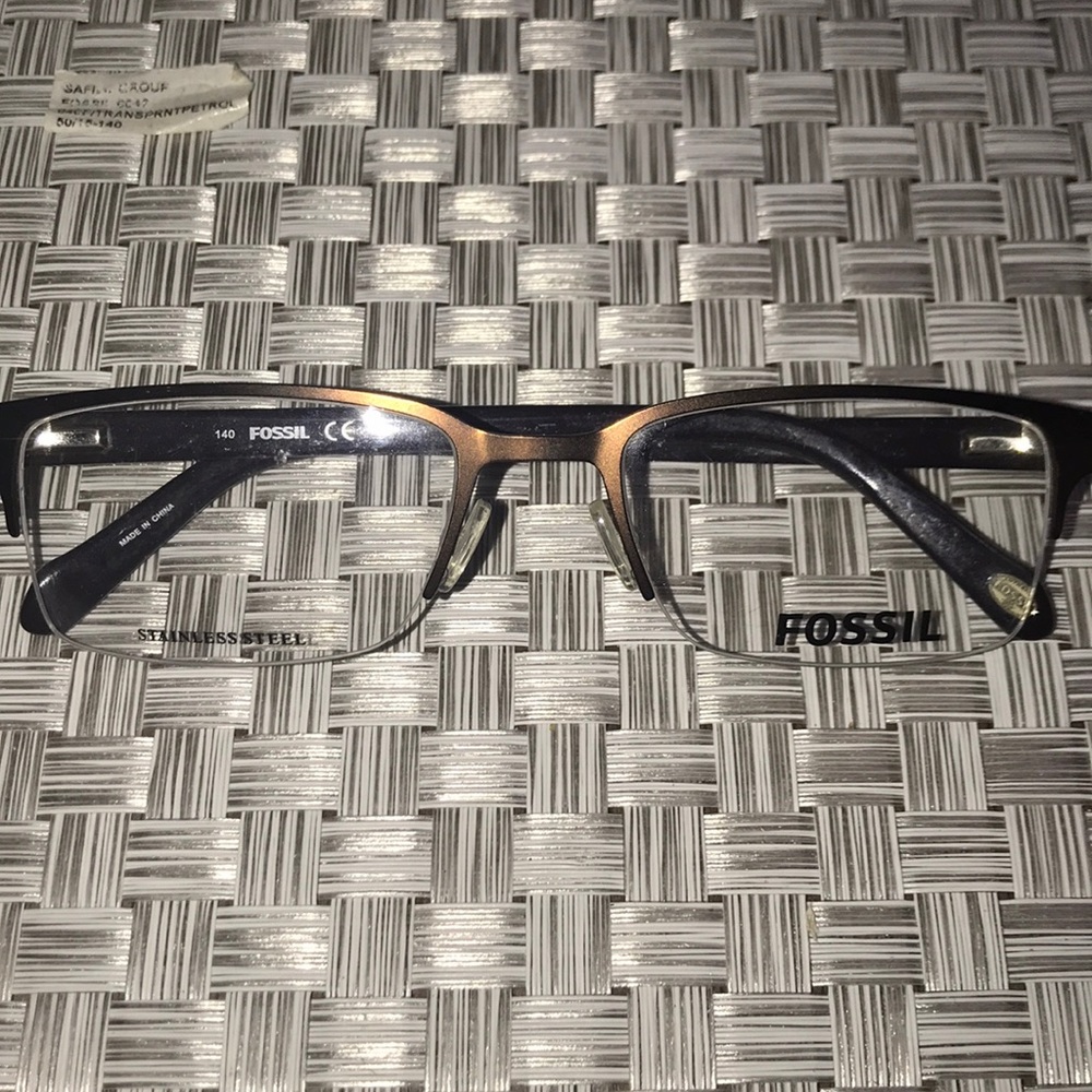 Fossil Stainless Steel Men Frame